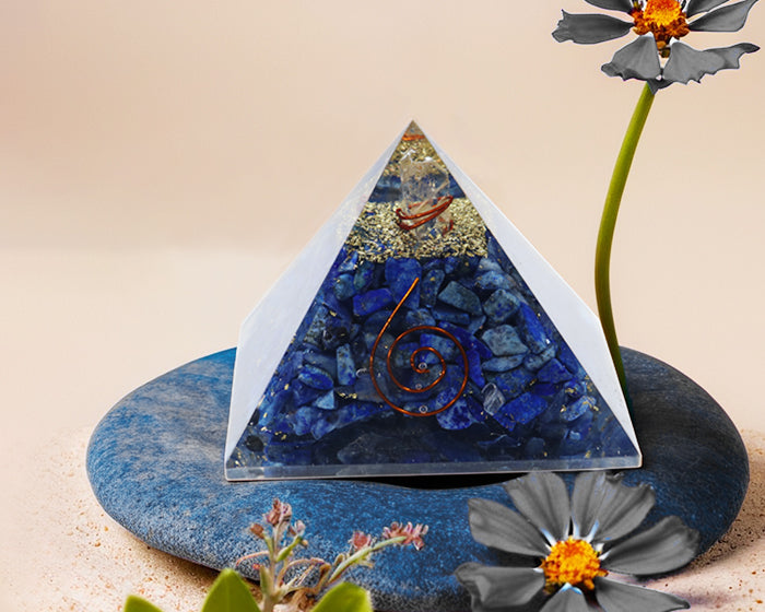 Lapis Lazuli Orgone Pyramid