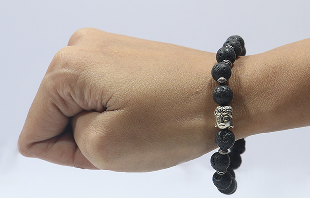 Lava Buddha Bracelet