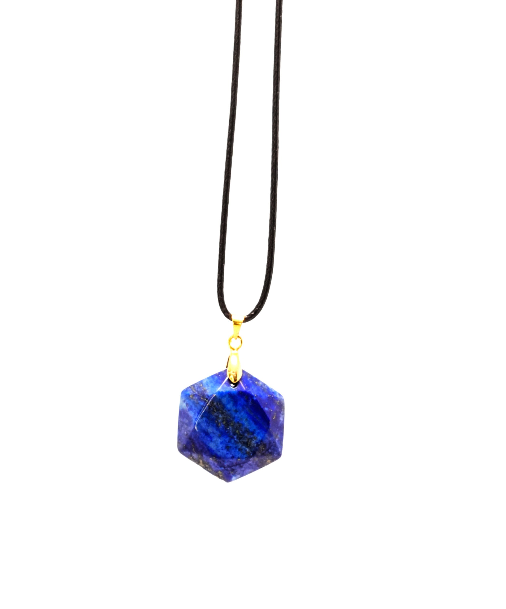 Lapis Lazuli Hexagon Pendant