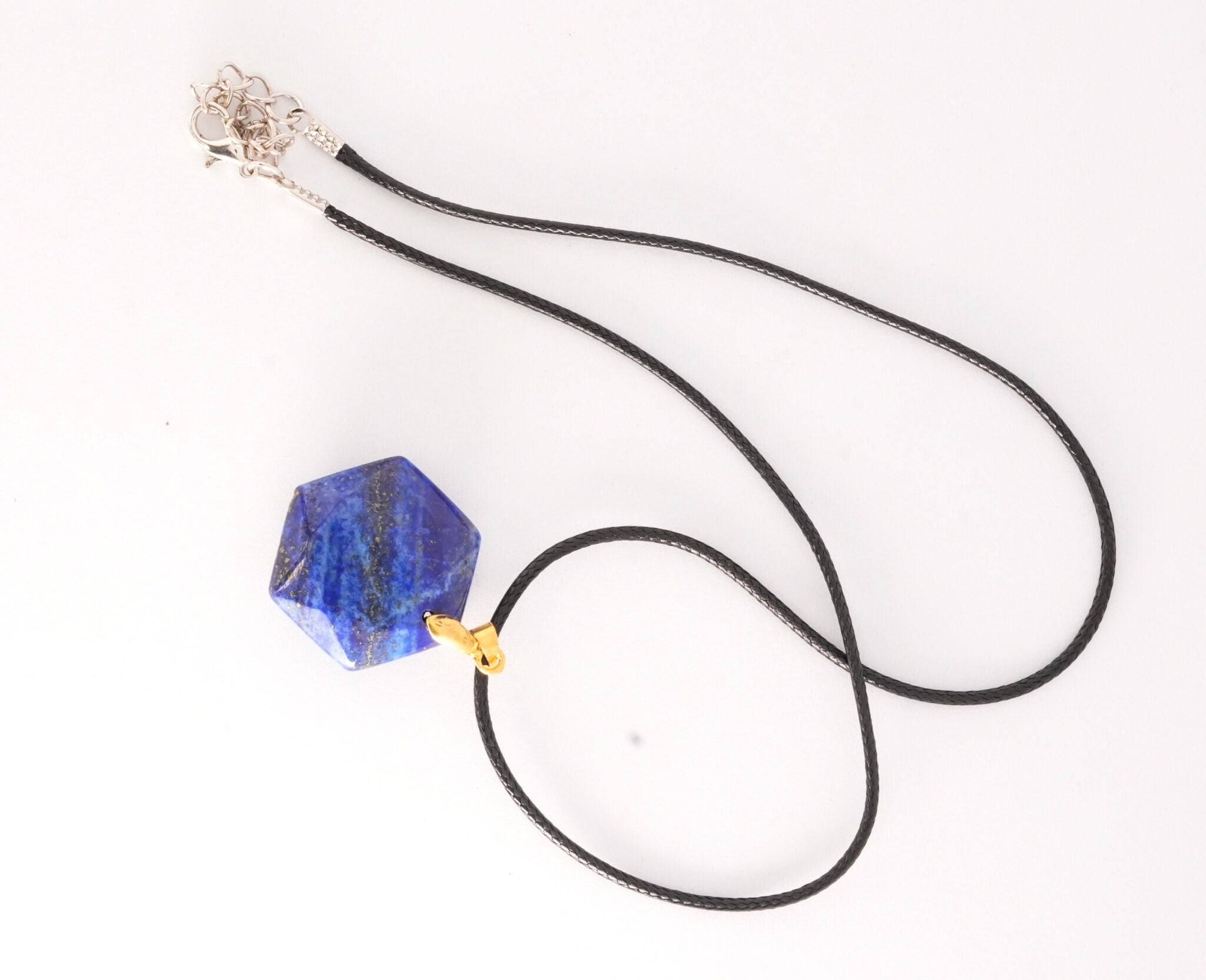Lapis Lazuli Hexagon Pendant