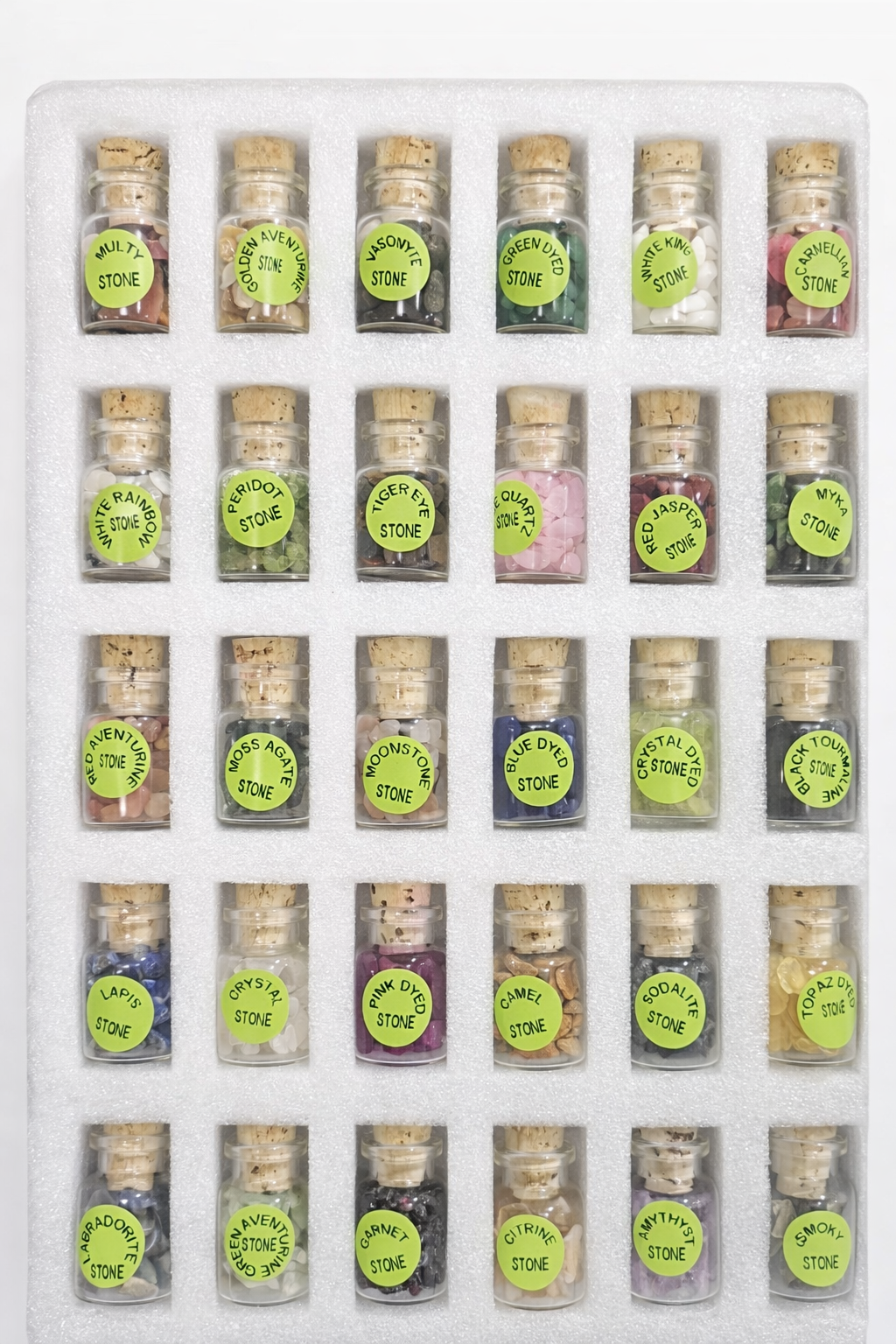 Mix Crystal Bottles (Set Of 30 Bottles)