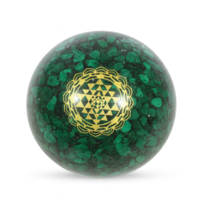 Malachite Reiki Orgone Sphere