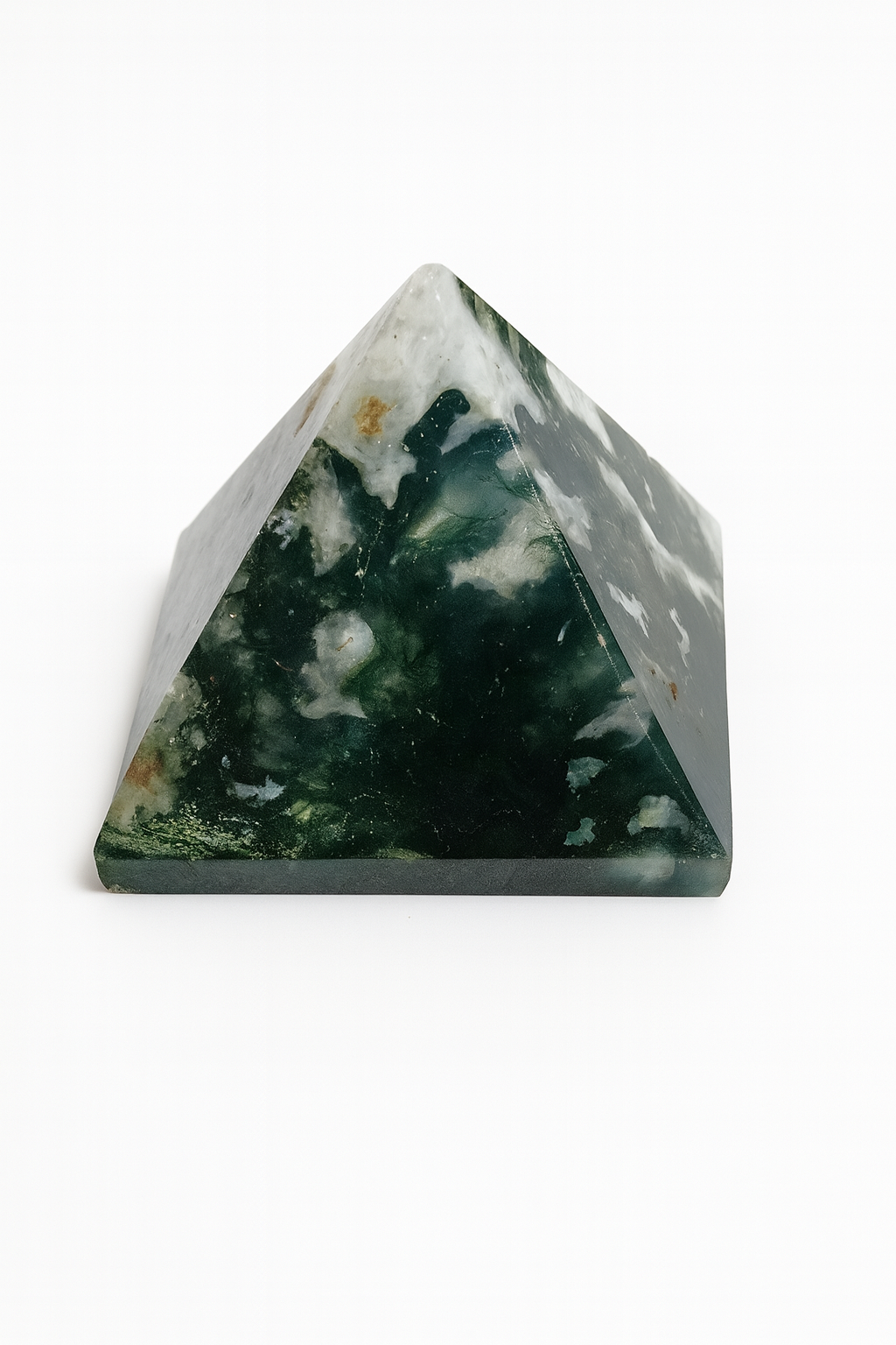 Moss Agate Pyramid