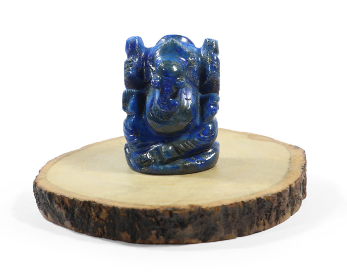 Natural Lapis Lazuli Ganesh Ji Statue