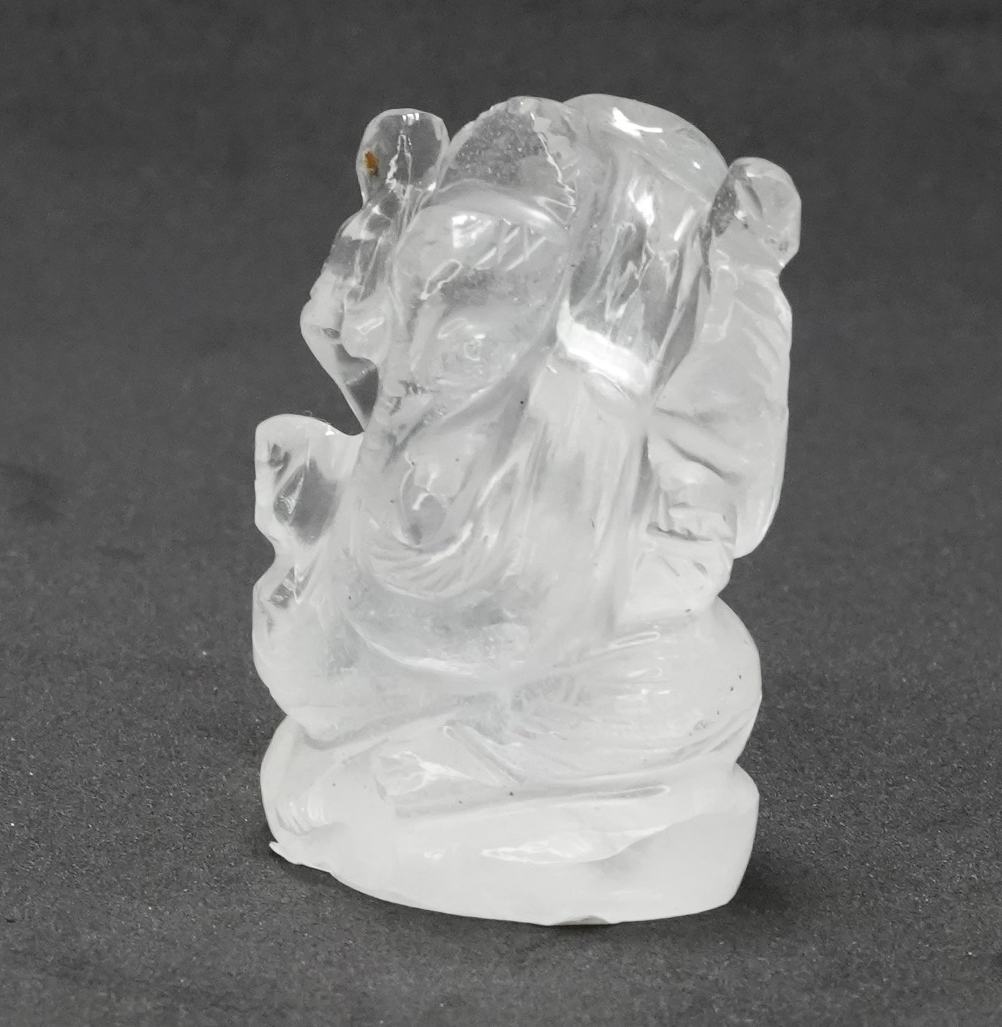 Natural Sphatik Ganesh Ji Statue