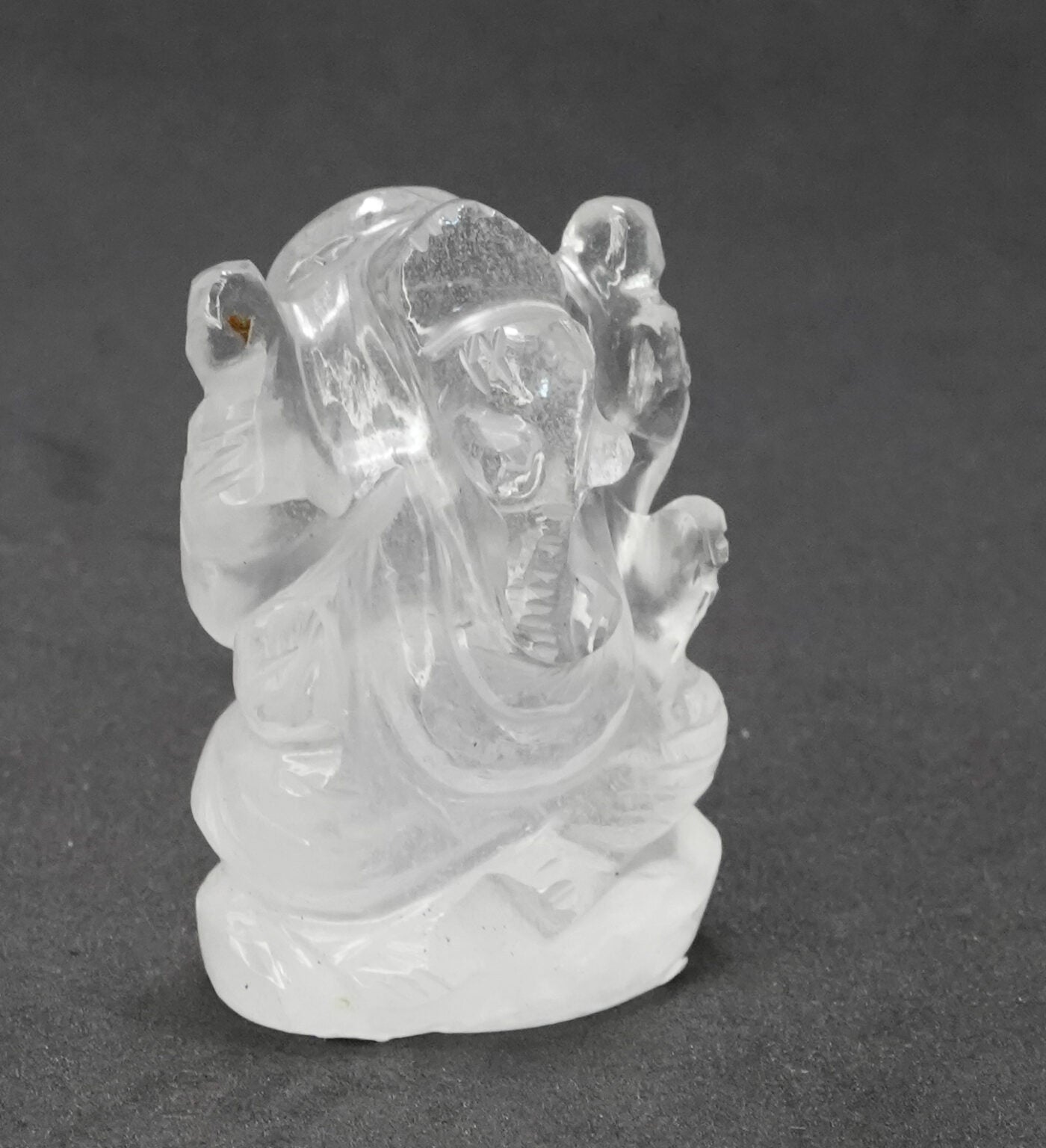 Natural Sphatik Ganesh Ji Statue