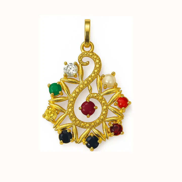 Navratan Pendant