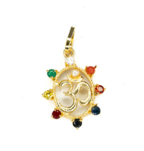 Om Navratan Pendant