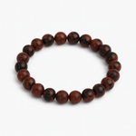 Mahagony obsidian bracelet