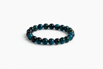 Ocean Blue Tiger's Eye Bracelet