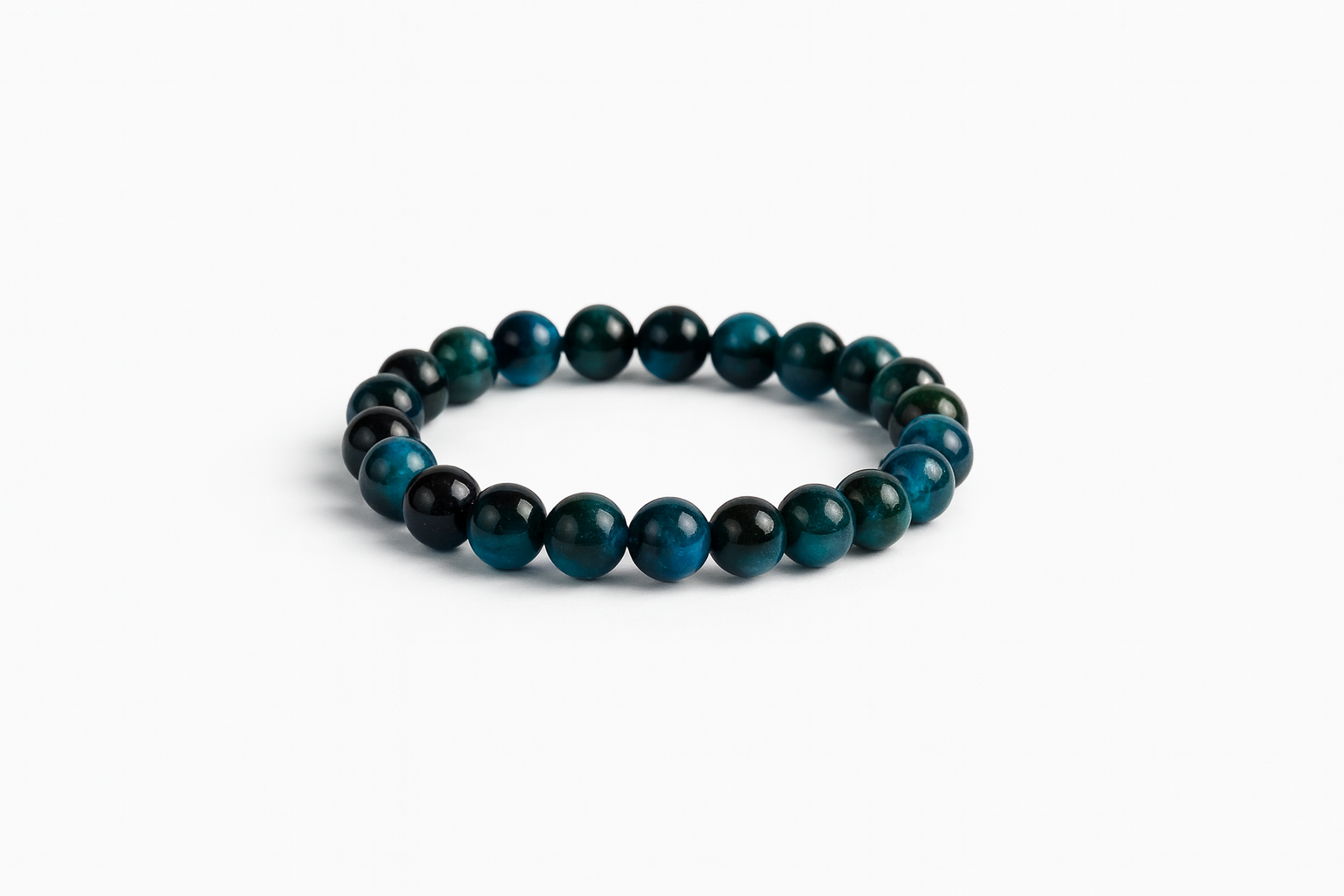 Ocean Blue Tiger's Eye Bracelet