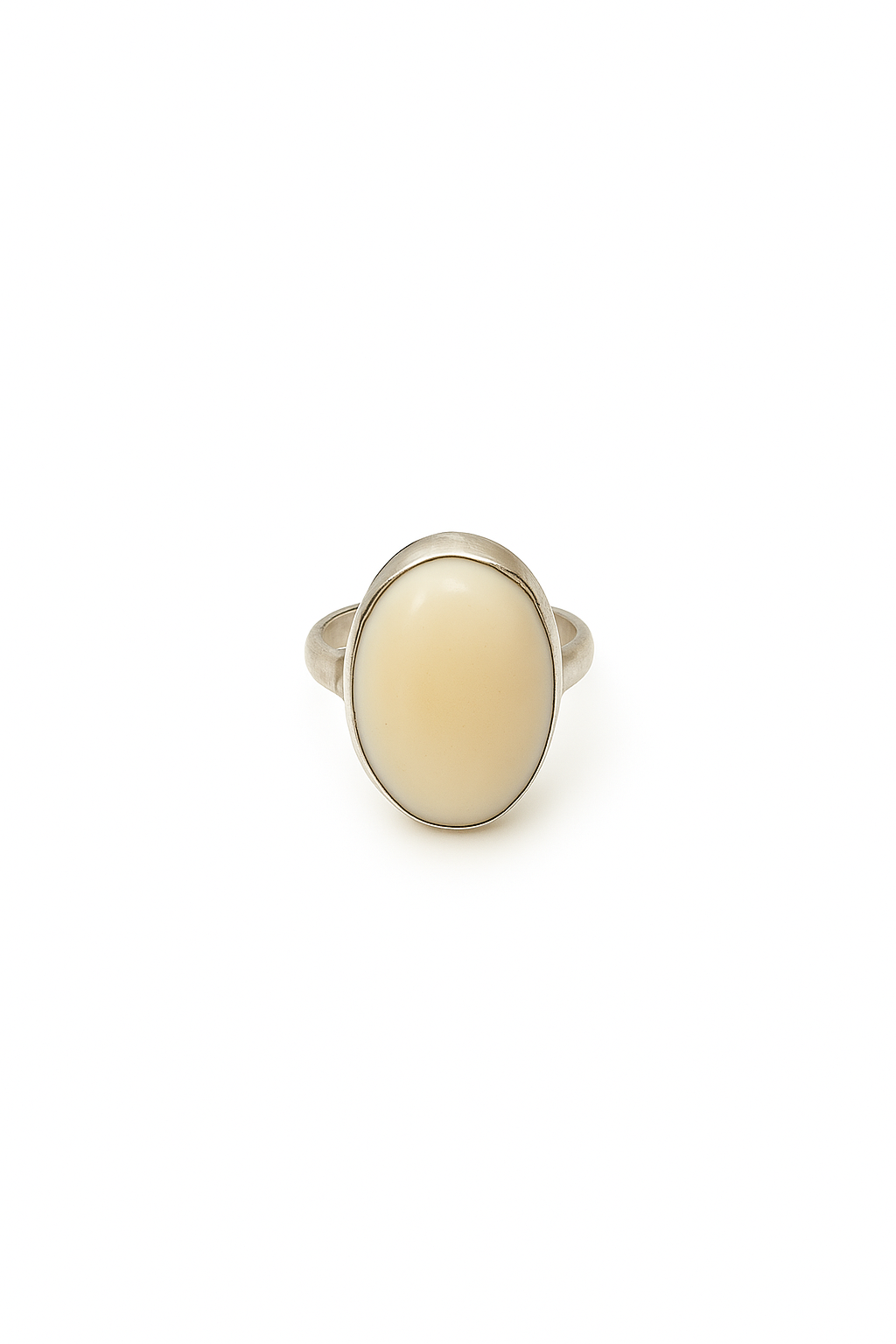 White Opal Ring
