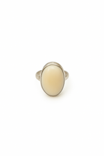 Opal (5+ratti) Ring (Silver Band)