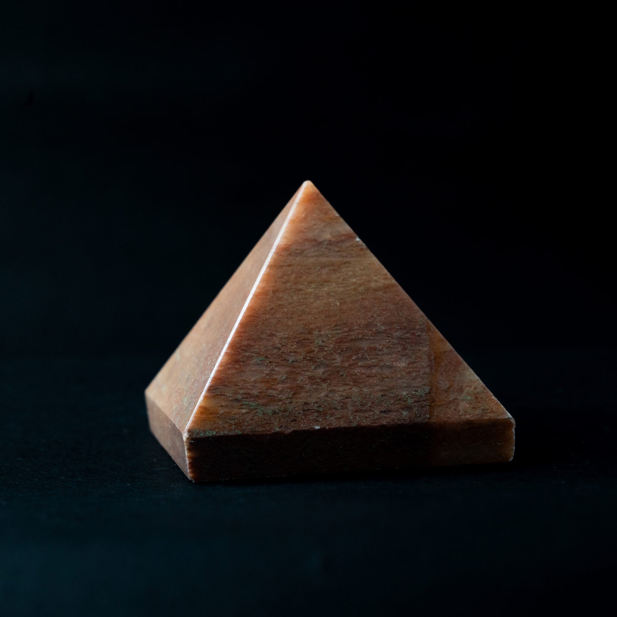 Orange Jasper Pyramid