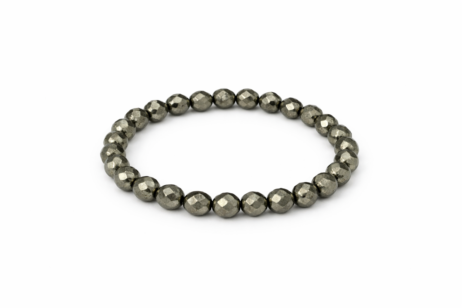 Pyrite faceted  Bracelet
