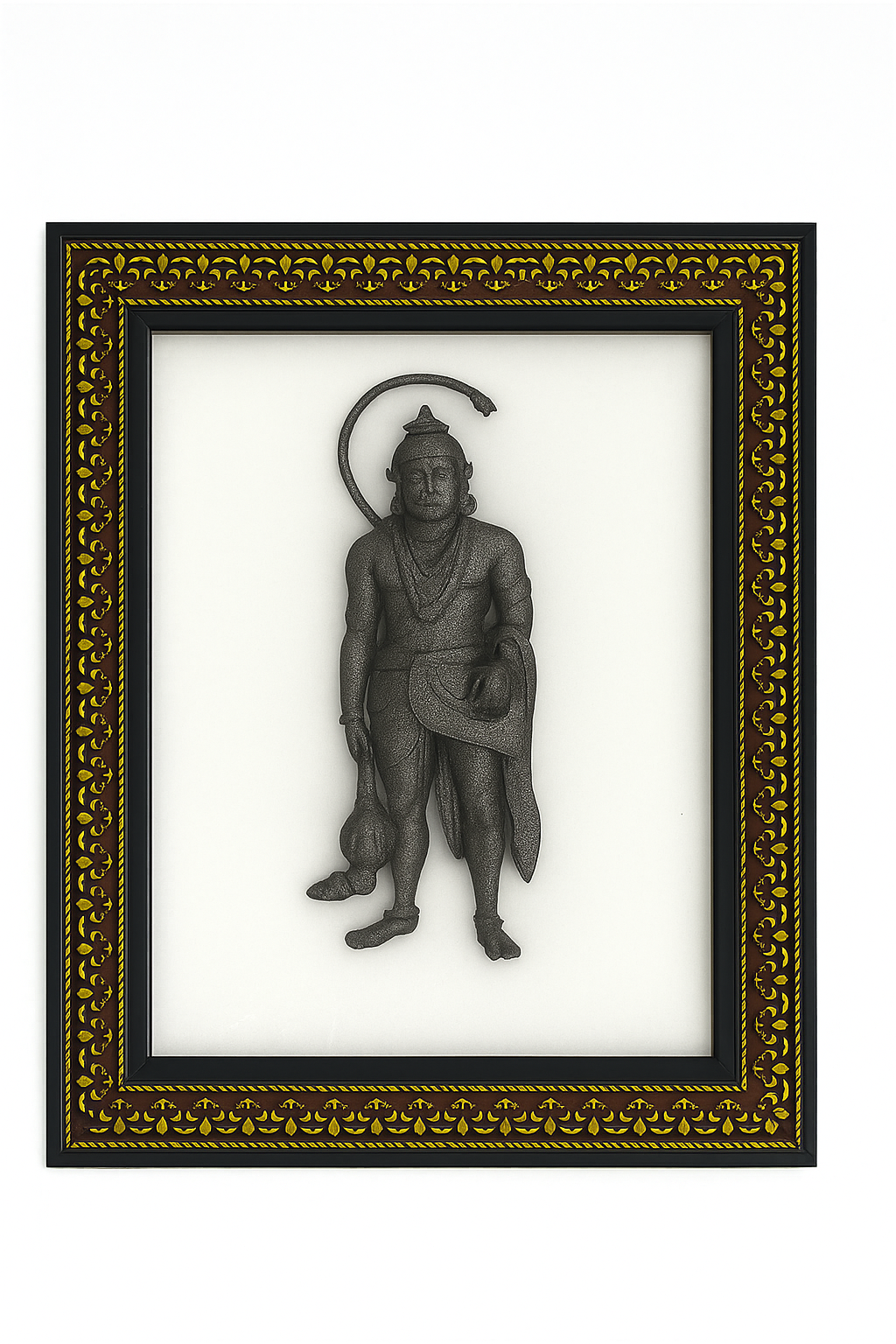Pyrite Hanuman Ji Frame