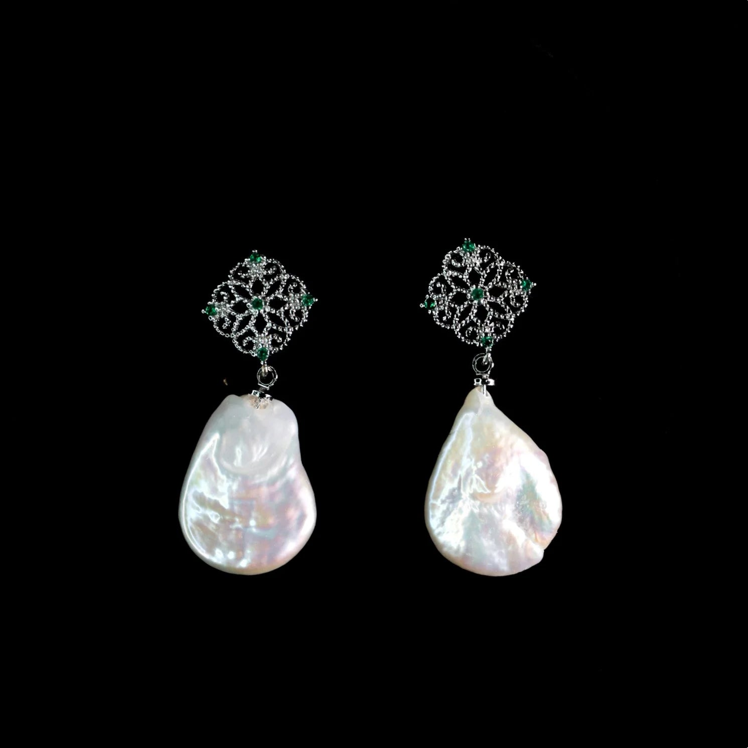 White Pearl Earring