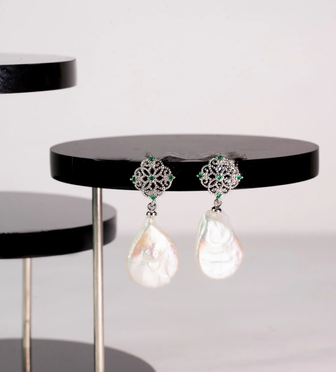 White Pearl Earring