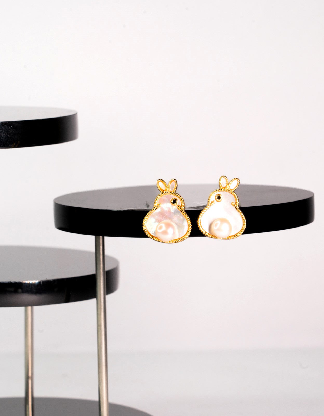 Rabbit Shape Pearl Earring