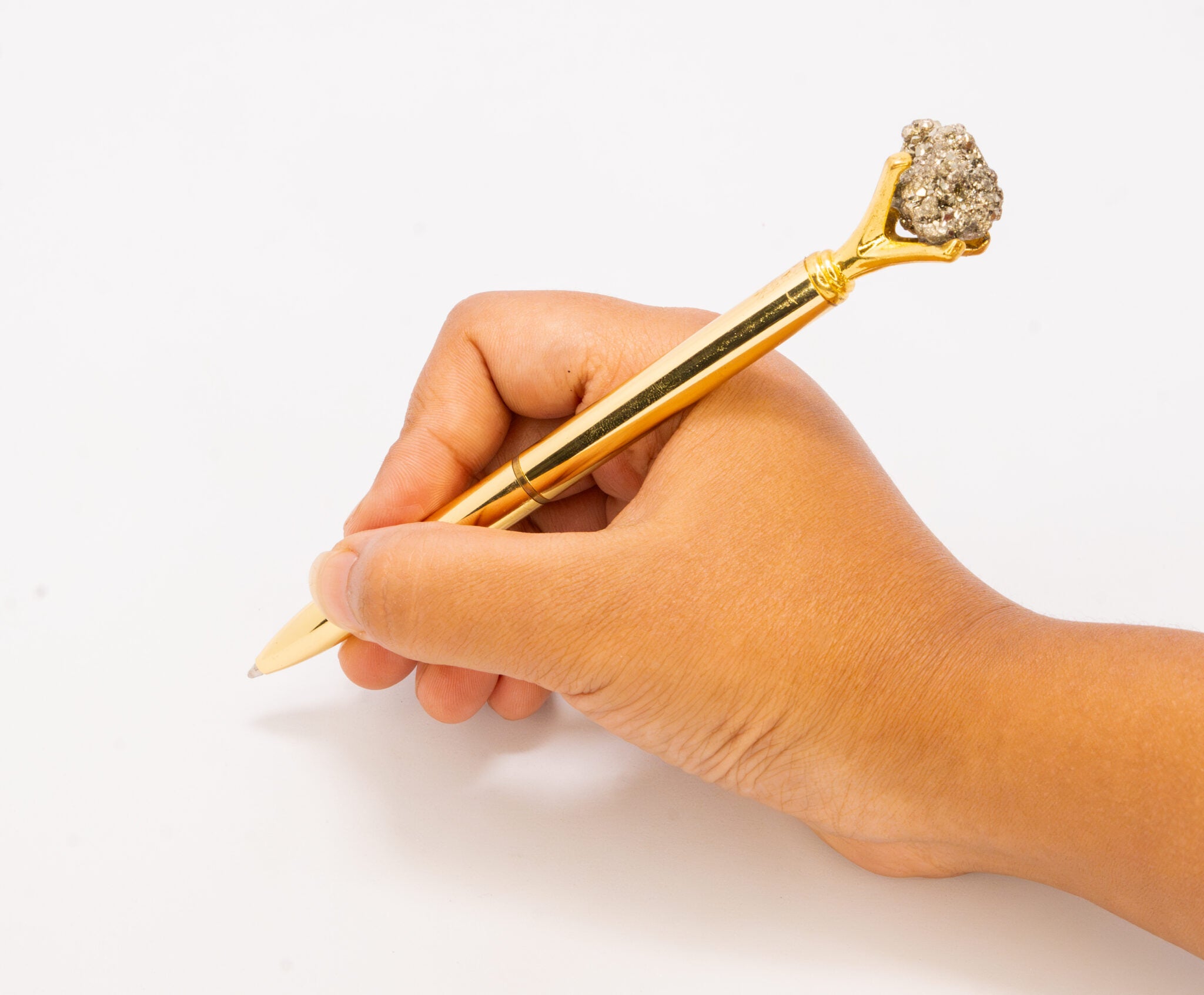 Certified Natural Pyrite Pen