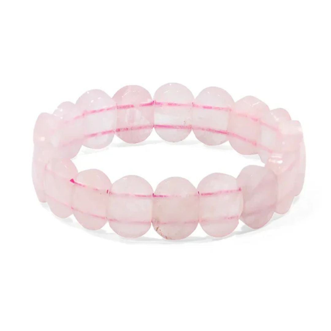 Rose Quartz Oval Bracelet