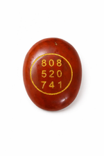 Red Jasper Zibu Coin