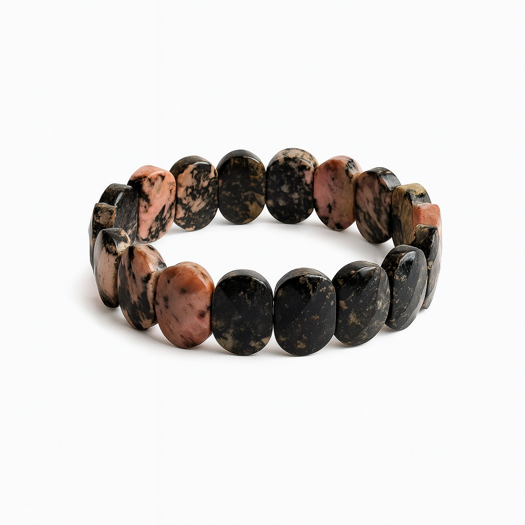 Rhodonite Oval Bracelet