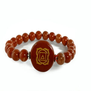 Natural Certified Red Jasper Chakra Bracelet