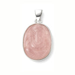 Ganesh ji Rose Quartz Pendant