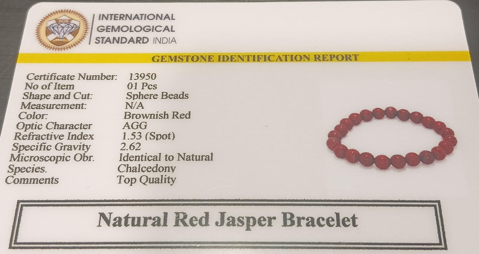 Red Jasper Bracelet