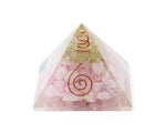 Rose Quartz Orgone Pyramid