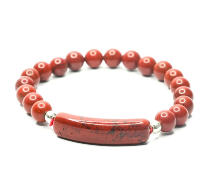 Red Jasper Energy Curve Bracelet