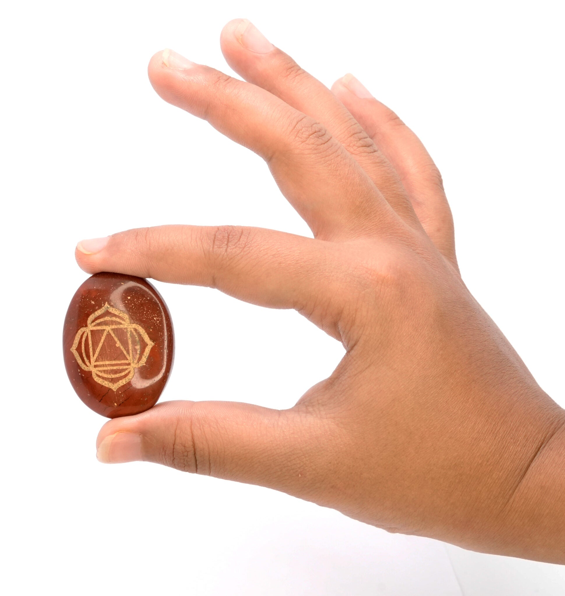 Red Jasper Zibu Coin