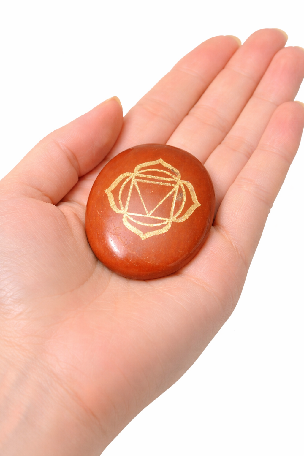 Red Jasper Zibu Coin