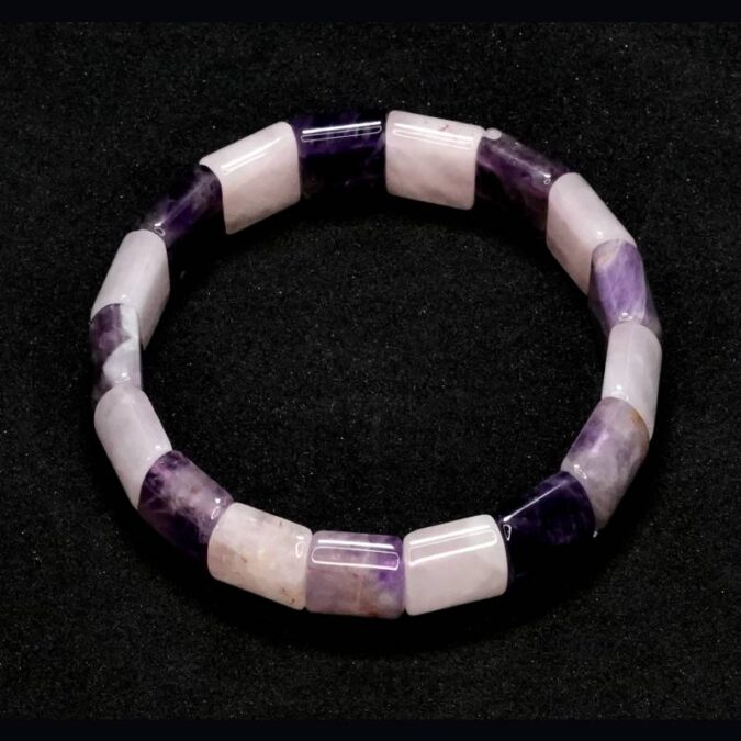 Rose Quartz &amp; Amethyst Bracelet