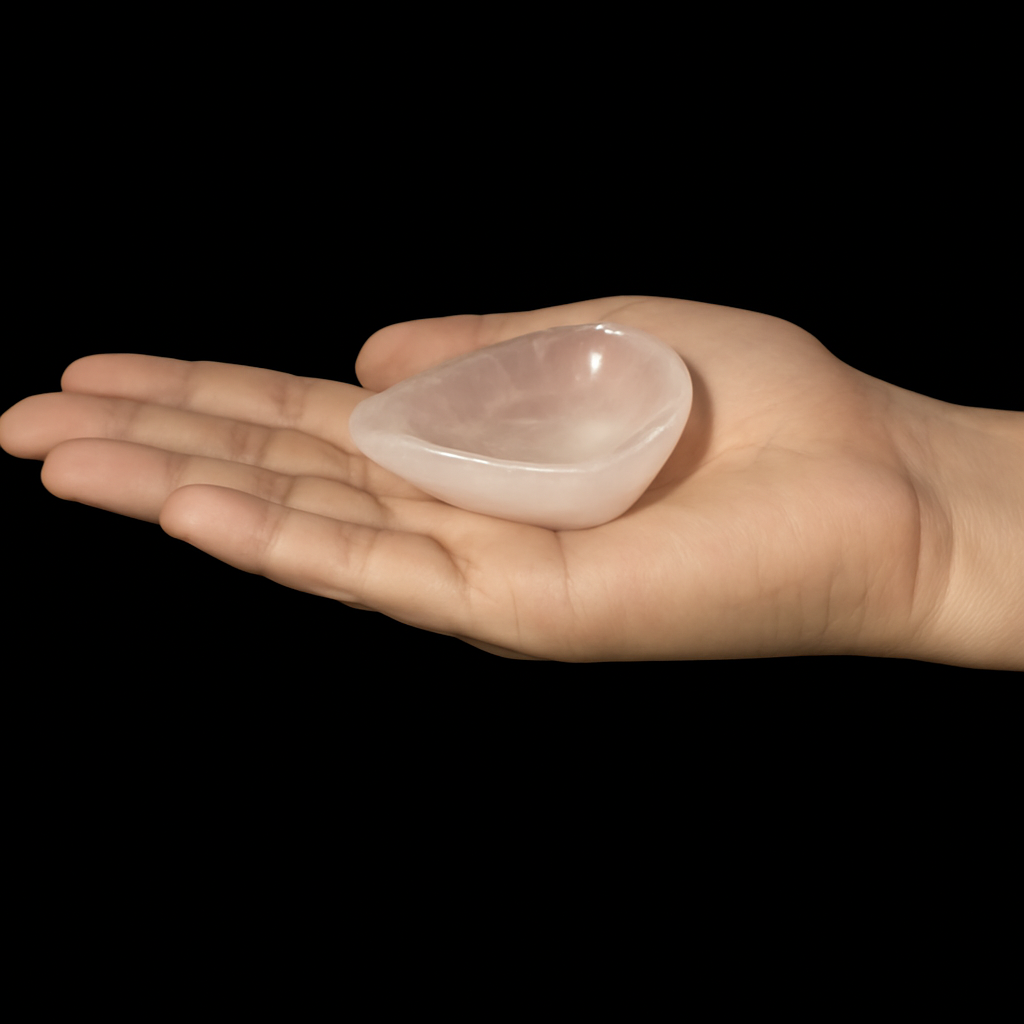 Rose Quartz Diya