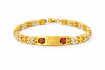 Natural 5 Mukhi Rudraksha Bracelet