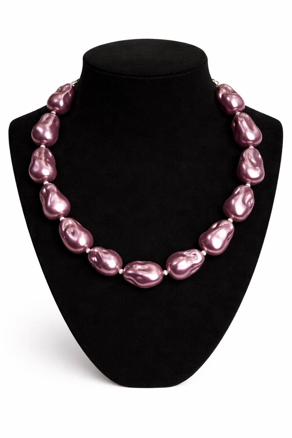 Shell Pearl Mala (Purple Color)