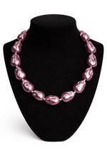 Shell Pearl Mala (Purple Color)
