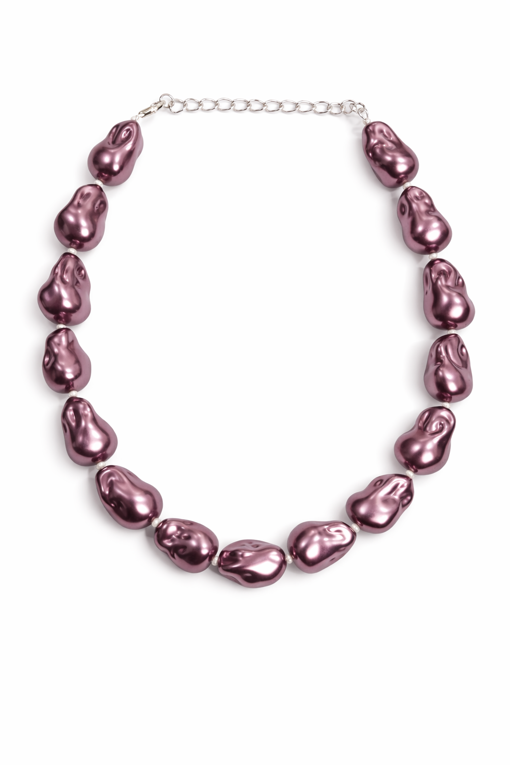 Shell Pearl Mala (Purple Color)