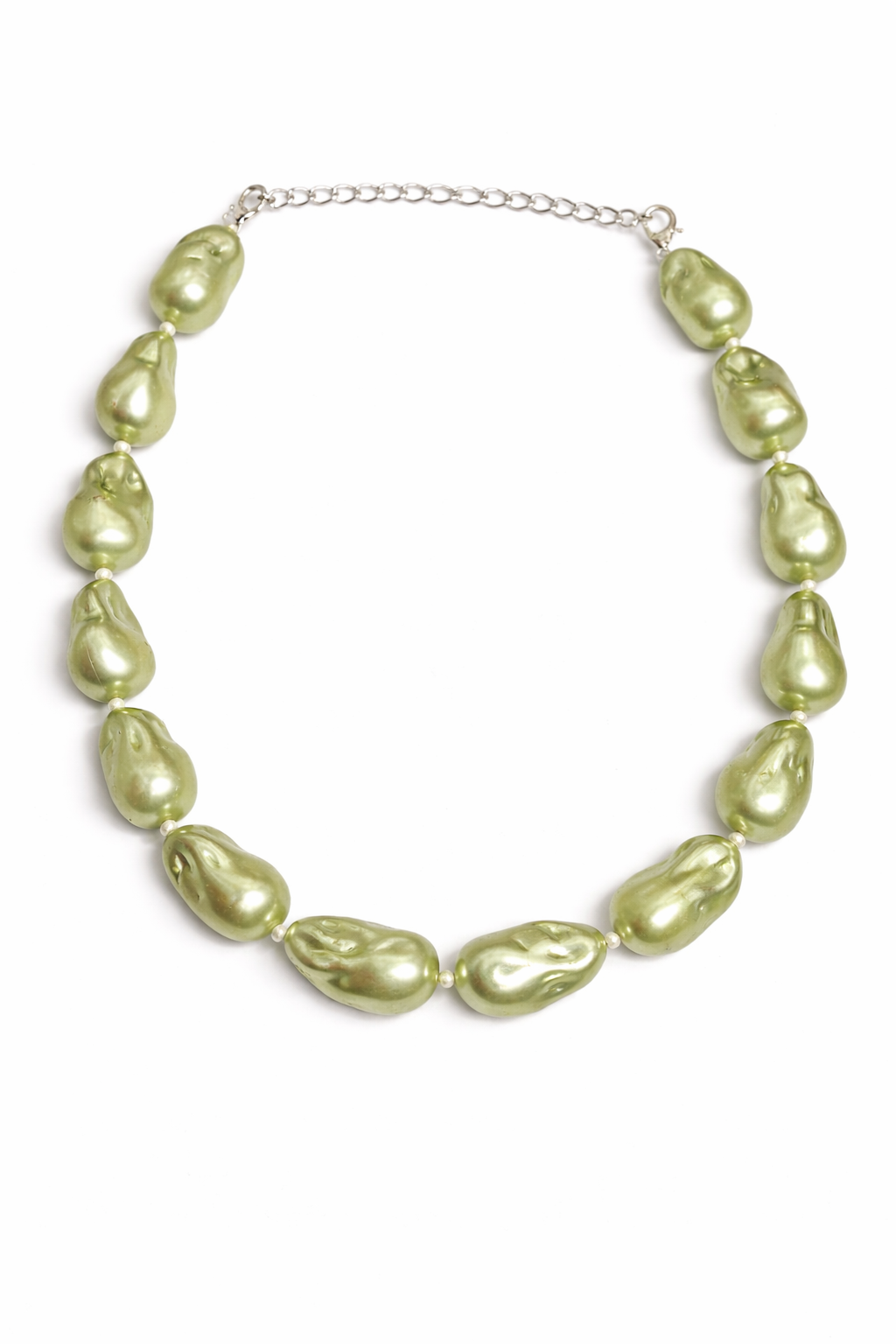 Shell Pearl Mala (Green Color)