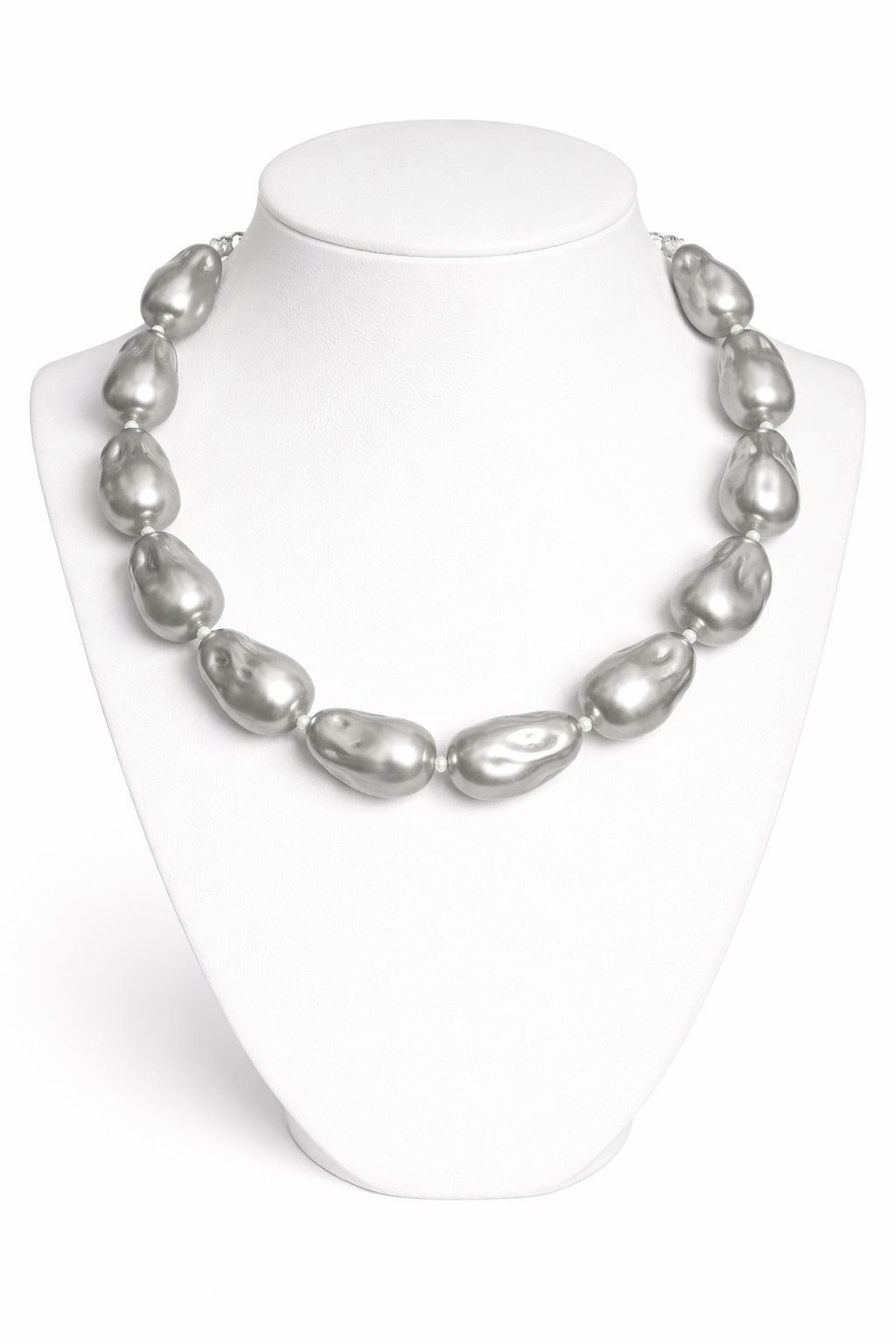 Shell Pearl Mala (Silver Color)