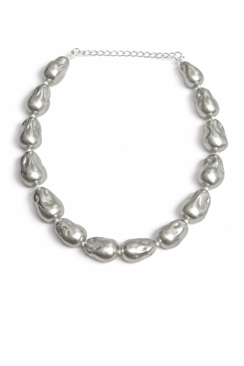 Shell Pearl Mala (Silver Color)