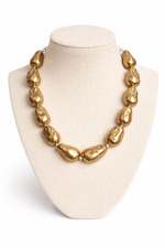 Shell Pearl Mala (Brown  Color)