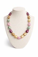 Shell Pearl Mala (Multi  Color)