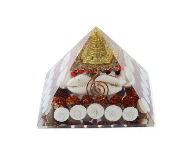 ShreeYantra Gomti Chakra Rudraksha  Orgone Pyramid