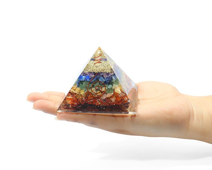 Seven Chakra Orgone Pyramid