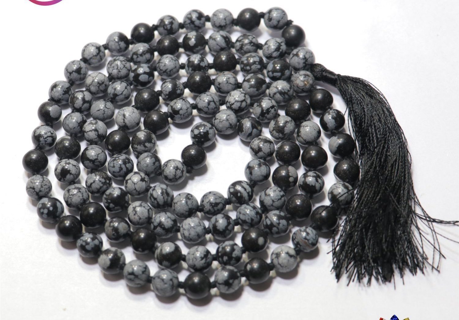 Snowflake Obsidian Jaap Mala