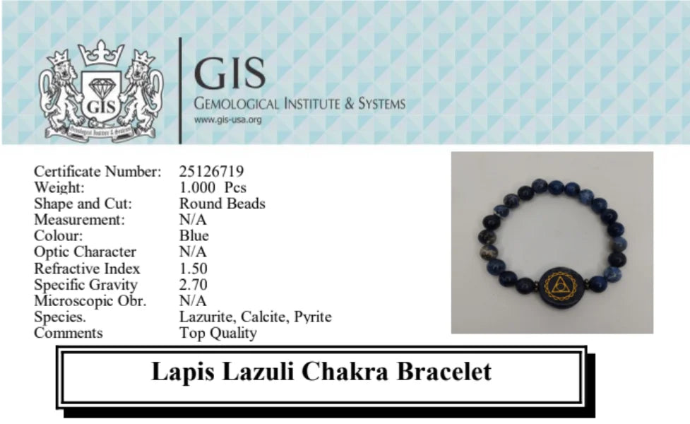 Lapis Lazuli Chakra Bracelet