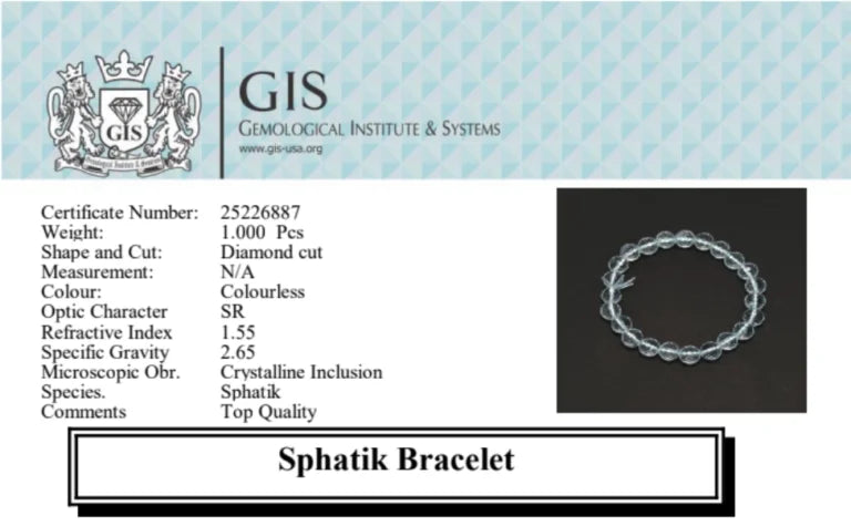 Sphatik Diamond Cut Bracelet
